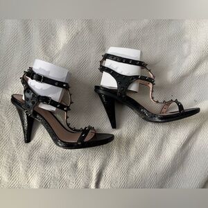Kenneth Cole Reaction Black Studded Heels, Size 9, NEVER BEEN WORN